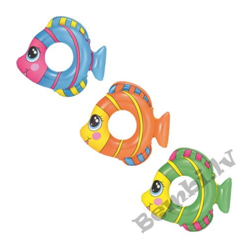 Bestway - 32" x 30"/81cm x 76cm Friendly Fish Swim Ring
