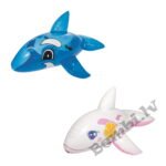 Bestway - 62" x 37"/1.57m x 94cm Pink/Blue whale Ride-on