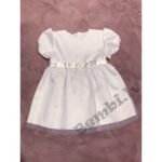 Balta svētku kleita mazai meitenei Eko Young Smile; 62-74 izm.