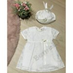 Svētku kleita ar cepuri 62-74izm.