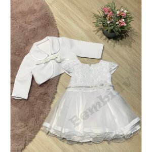 Svētku kleita ar bolero jaciņu, meitenēm 62 izm.