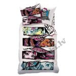 Gultas veļas komplekts 2 daļas Monster High-white velvet 160 x 200 cm