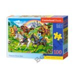 Castorland Puzzle Princeses uz zirgiem 100 gab