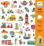 DJECO Uzlīmes - Ceļā 160gab