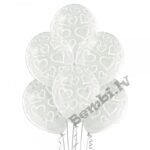 Lateksa balons Sirsniņas – 30 cm caurspīdīgs