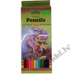 Krāsainie zīmuļi komplekts 12 gb. Osiris