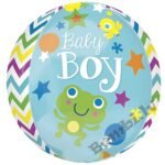 Folija balons ar hēliju Baby boy 38 x 40 cm