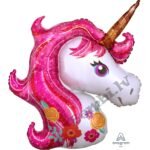 Folija balons ar hēliju UNICORN 83cm