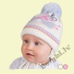 Tutu merino vilnas ziemas cepure zīdaiņiem 3-003203 (40-48 cm)