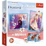 TREFL puzle + memorie Frozen 2; 3 in 1