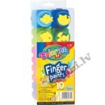 Colorino pirkstiņkrāsas 10 gab ar zīmogiem