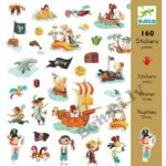 DJECO Uzlīmes – Pirāti 160 gab