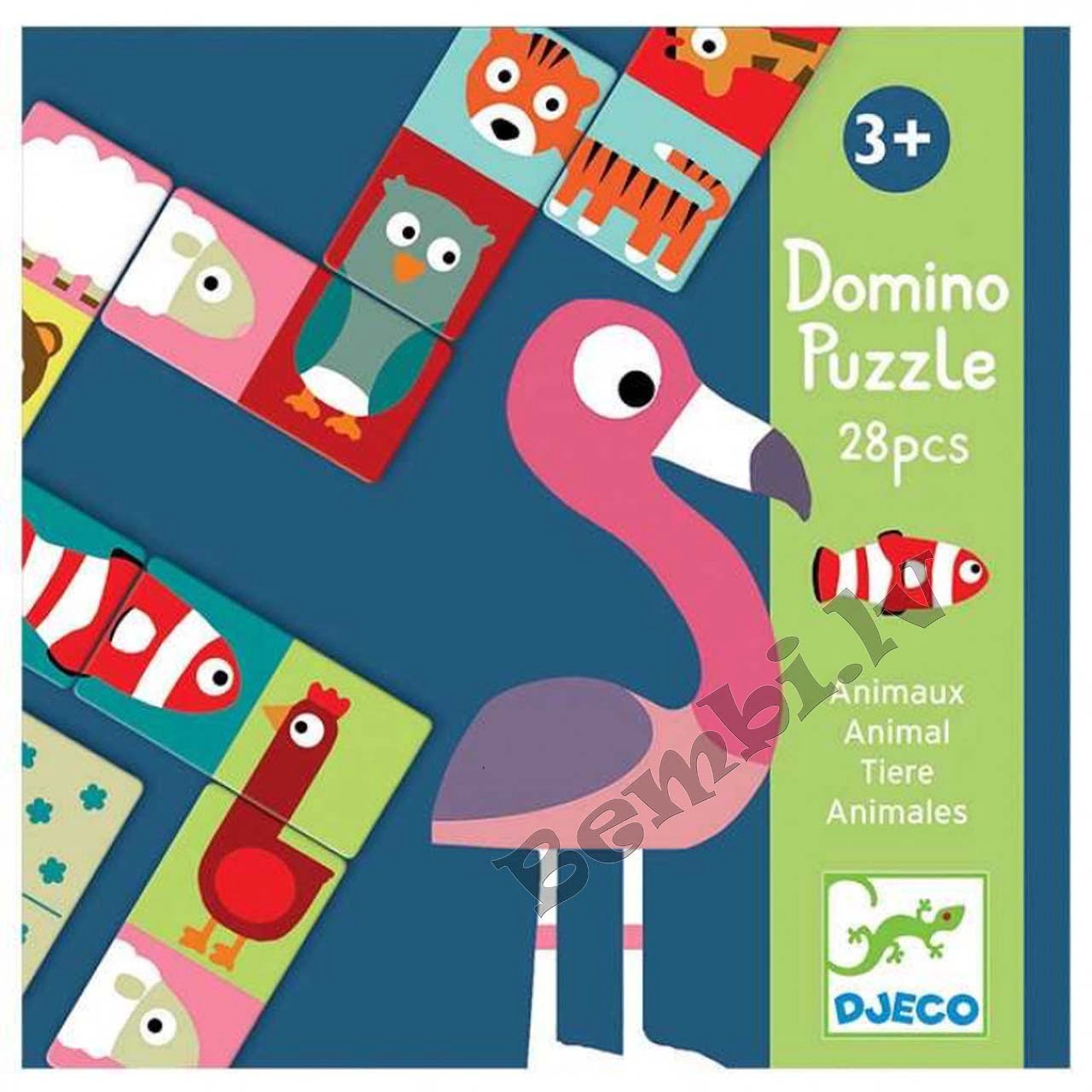 DJECO Domino - Animo Puzle