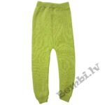 Adītas bērnu bikses zaļas 1-4 gadi