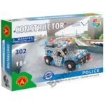 Metāla konstruktors Policijas auto