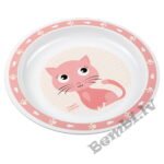 Bērnu lēzanais šķīvis kaķis Canpol babies