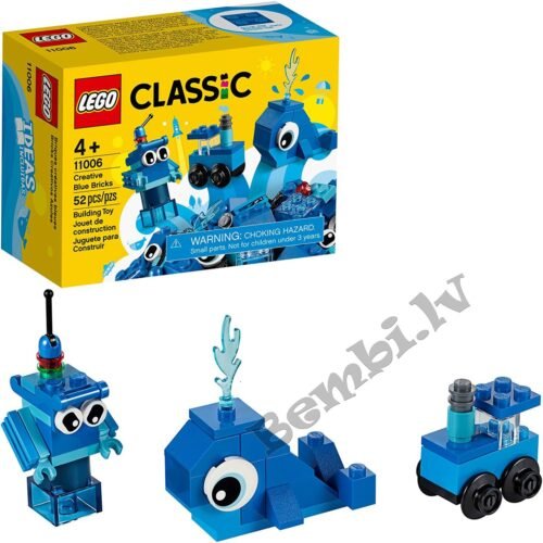 Konstruktors LEGO Classic Creative Blue Bricks 11006 - Image 3