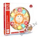HAPE Chunky Clock puzle KOKA PULKSTENIS
