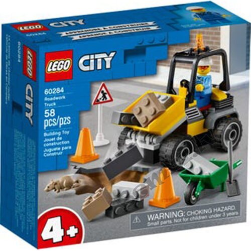 LEGO Ceļa remontdarbu smagā automašīna 60284