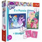 My little pony 2 puzles + memo spēle, TREFL