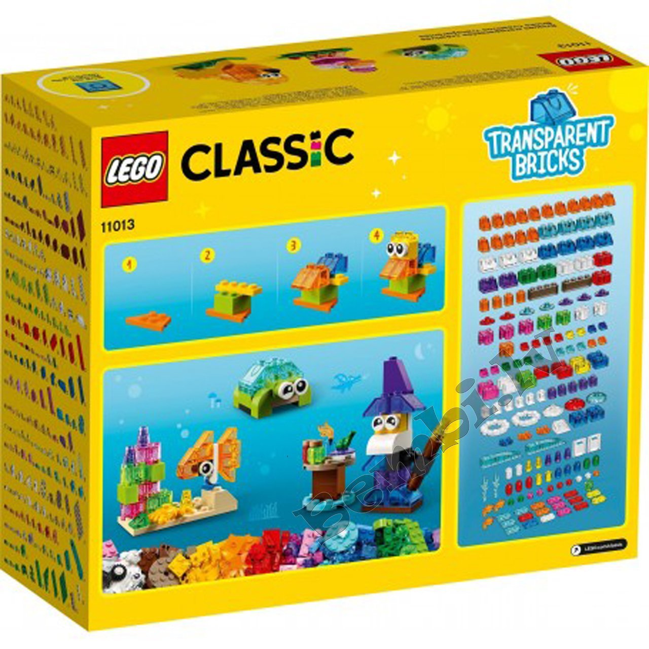 LEGO Radošie caurspīdīgie klucīši 11013 - Image 2