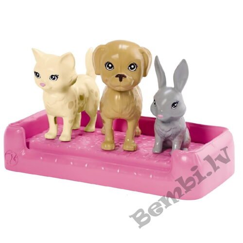Mattel Barbie Play Wash Pets, Lelle Bārbija mazgā dzīvniekus - Image 3