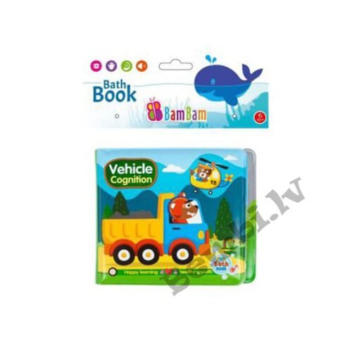Vannas grāmatiņa BamBam AUTO no  6+mēn