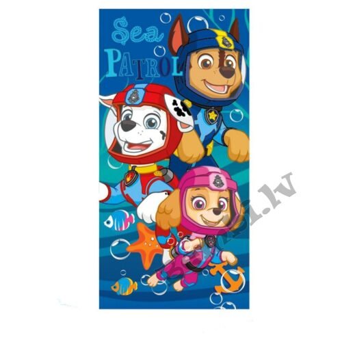 Pludmales dvielis Paw Patrol 70 X 140 cm