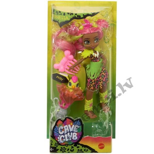 MATTEL Cave Club Ptilly lelle ar aksesuāriem