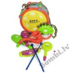 Mūzikas instrumentu komplekts 6 gab. Rozā