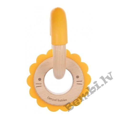 Koka un silikona zobgrauzis Canpol Babies - Image 2