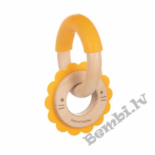 Koka un silikona zobgrauzis Canpol Babies - Image 5