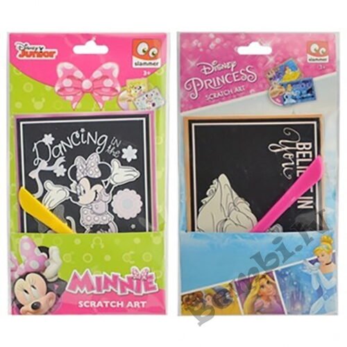 Skrāpējamās kartiņas MINNIE