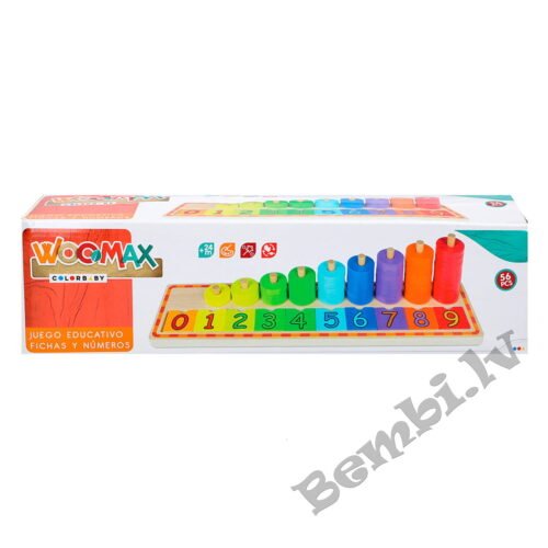 Attīstoša koka rotaļlieta EDUCATIONAL GAME Woomax - Image 2