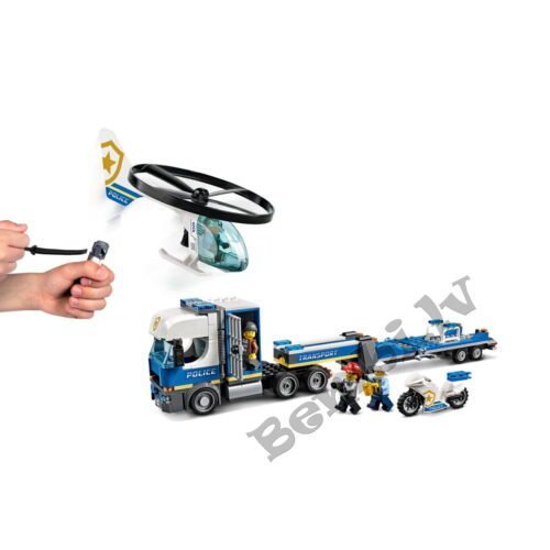 LEGO CITY 60244 policijas helikoptera transports 317 gab. - Image 4