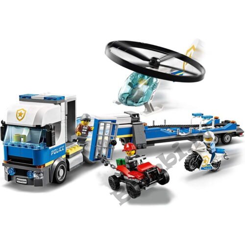 LEGO CITY 60244 policijas helikoptera transports 317 gab. - Image 2