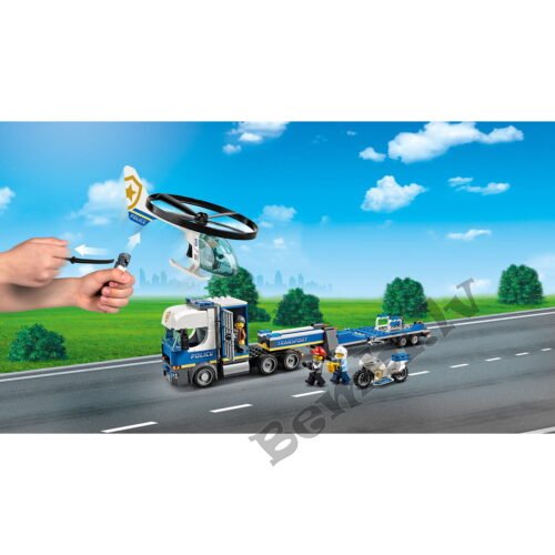 LEGO CITY 60244 policijas helikoptera transports 317 gab. - Image 5