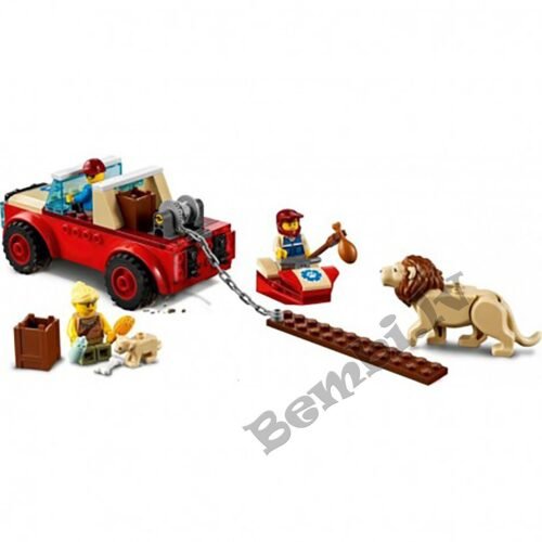LEGO CITY 60301 savvaļas dzīvnieku glābējs visurgājējs, 157 gab. - Image 3