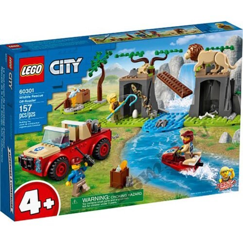 LEGO CITY 60301 savvaļas dzīvnieku glābējs visurgājējs, 157 gab.