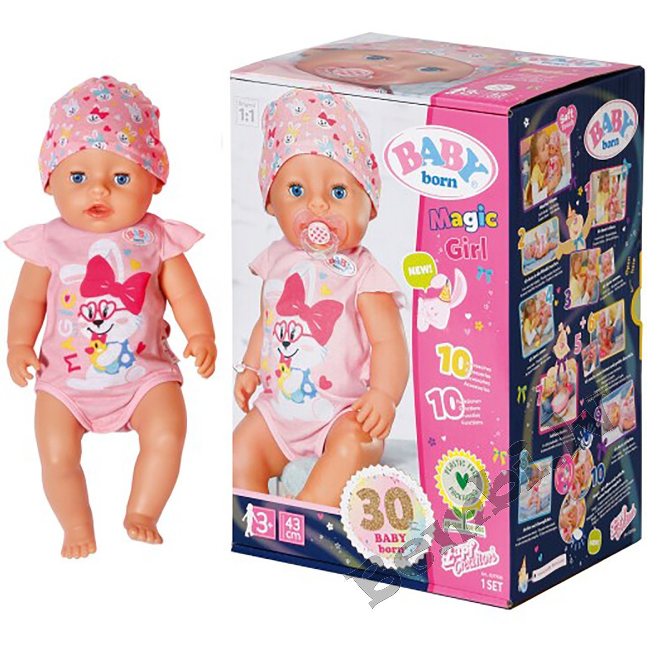 BABY BORN Maģiskā Meitene, 43cm
