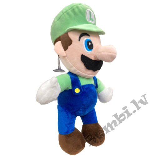 Super Mario brālis Luigi mīkstā rotaļlieta 28 cm - Image 2