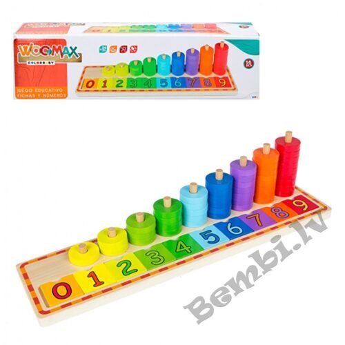 Attīstoša koka rotaļlieta EDUCATIONAL GAME Woomax