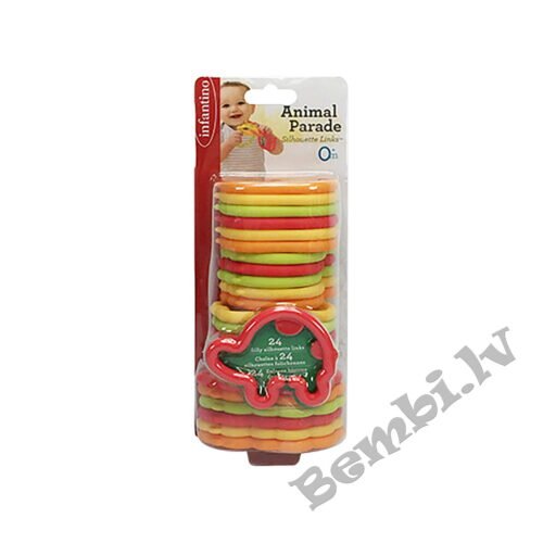 INFANTINO Rotaļlieta Dzīvniecīņi - riņķu grabulis - Image 3