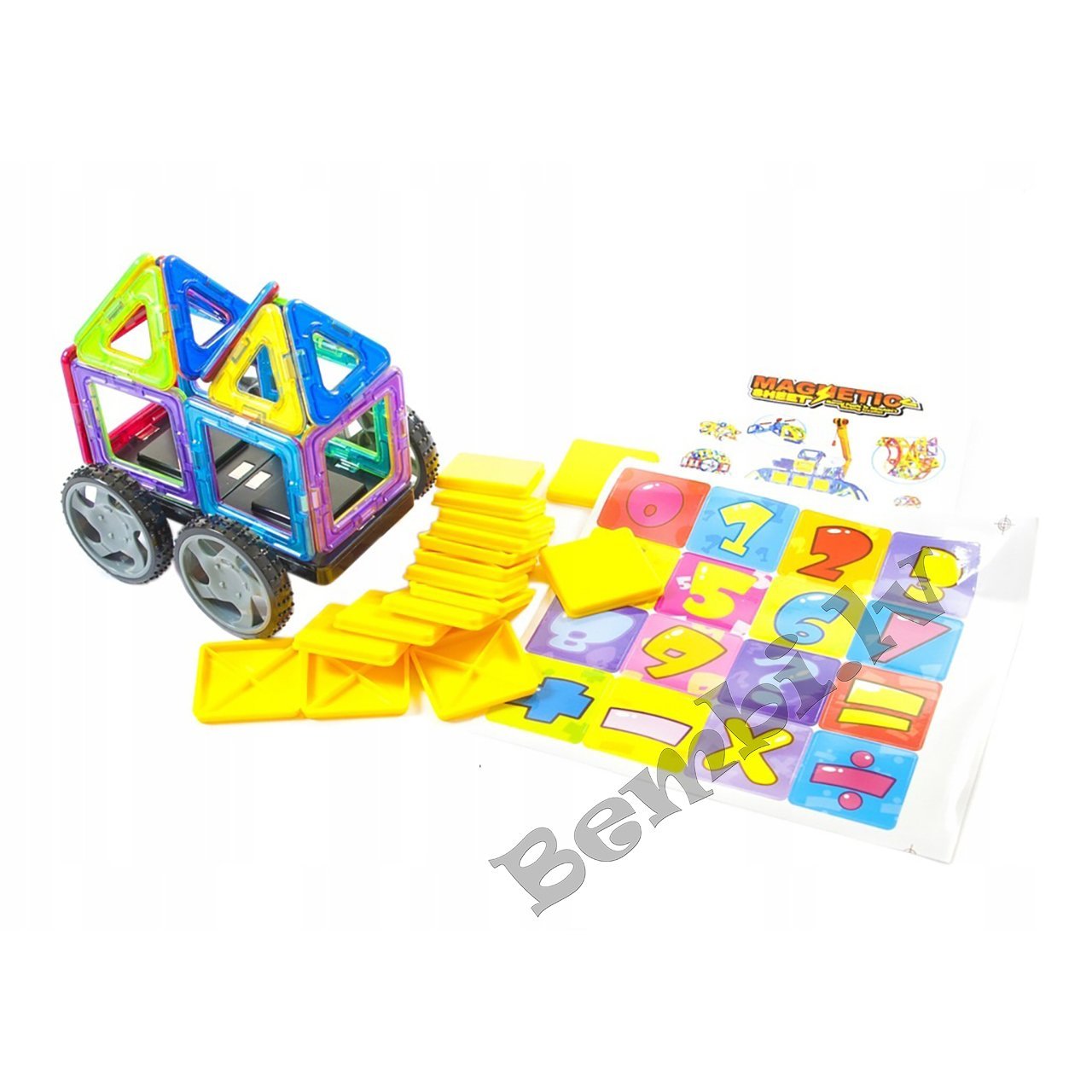 Magnetic sheet magnētiskais konstruktors CREATIVITY - Image 2