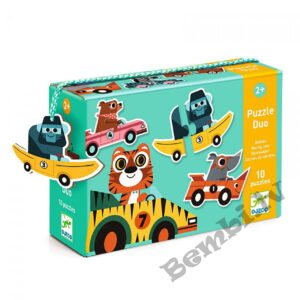 Duo puzle - Sacīkšu auto DJECO (20 gab.)
