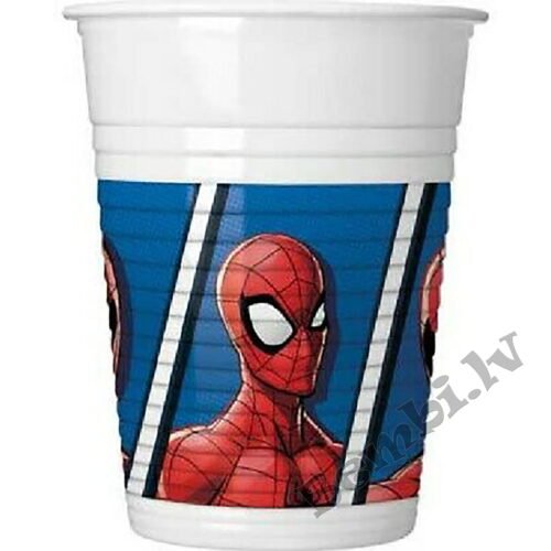 Spider man glāzītes 8 gab