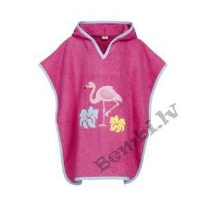 Frotē dvielis pončo Flamingo L izm. Playshoes