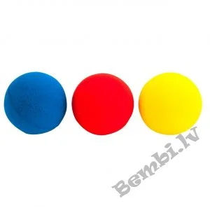 Mīkstās bumbiņas 70mm 3 gab
