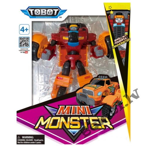 TOBOT Galaxy Detectives Robots-transformers Mini Monster, 15 cm