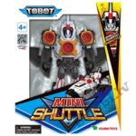 TOBOT Galaxy Detectives Robots-transformers Mini Shuttle, 15 cm